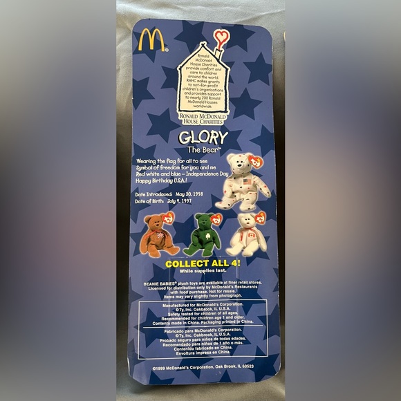 NEW - SET OF 4 BEANIE BABIES - Picture 6 of 14